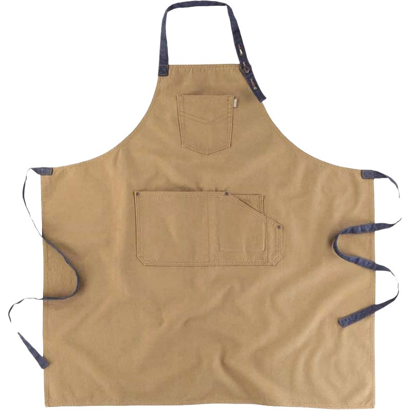 GREMBIULE IN JEANS BIEGE