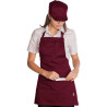 Bordeaux Women's Apron with Bib