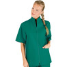 Short-Sleeved Green Tunic for Healthcare Sector